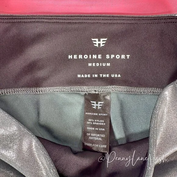 NWT Heroine Sport Marvel Sports Bra & Legging Set Platinum - Picture 6 of 8